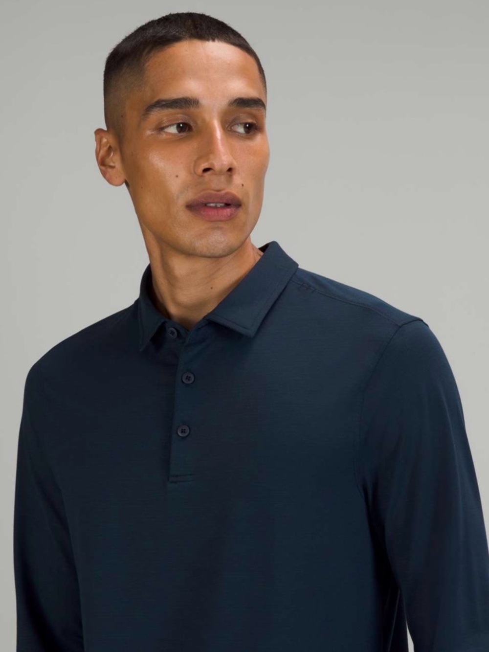 Lululemon Evolution Long Sleeve Polo Nautical Navy - Picture 2 of 4